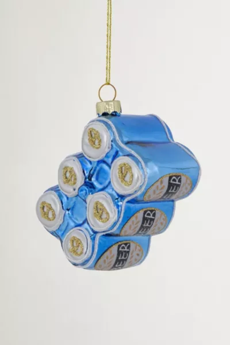 Six Pack Beer Glass Ornament