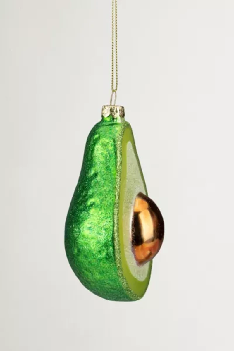 Avocado Glass Ornament
