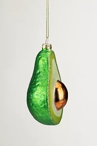 Avocado Glass Ornament