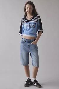 BDG Swanson 77 Embroidered Graphic Print Knit Polo