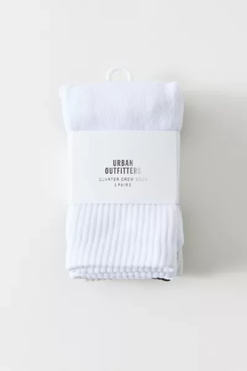 UO Quarter Crew Socks 3-Pack