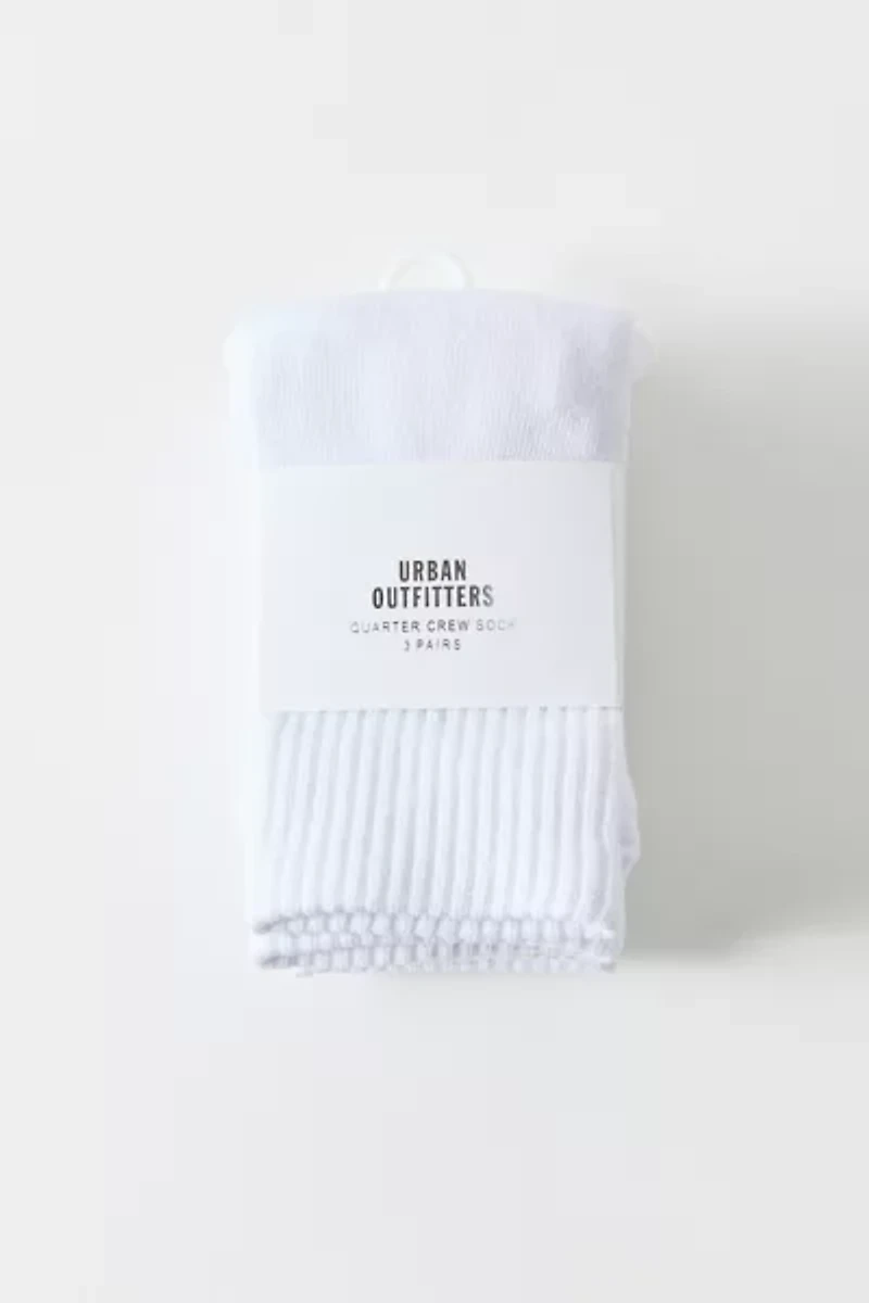 UO Quarter Crew Sock 3-Pack