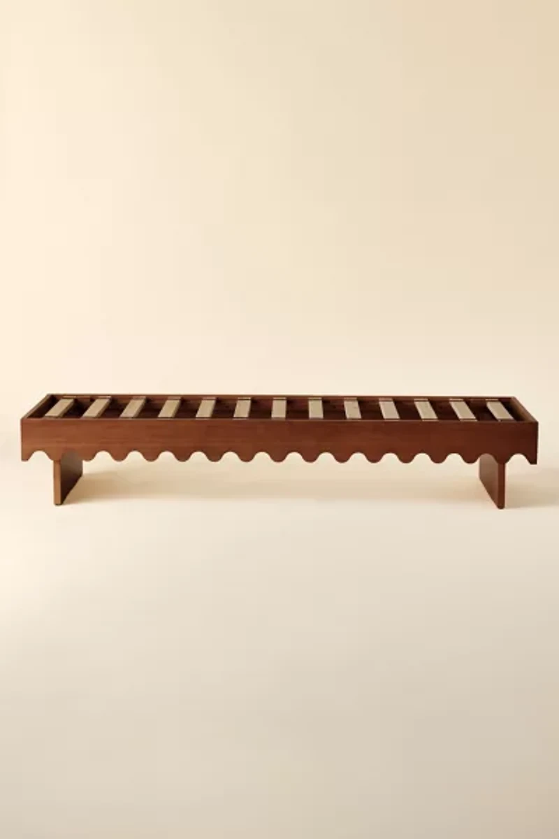 Roma Scalloped Wood Daybed