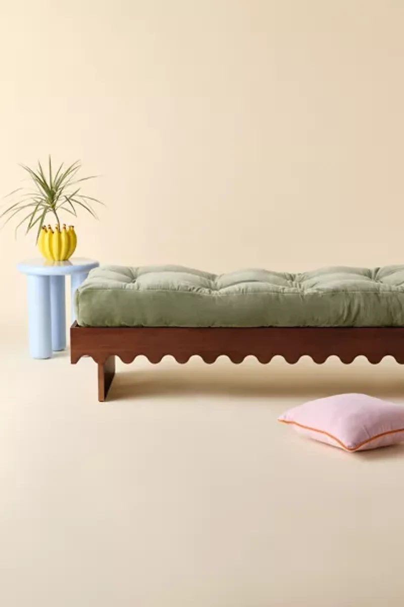 Roma Scalloped Wood Daybed