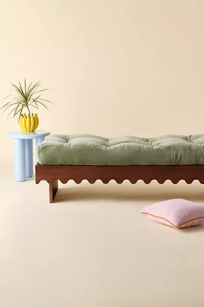Roma Scalloped Wood Daybed