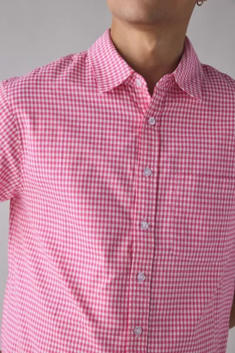 UO Prep Check Short Sleeve Shirt
