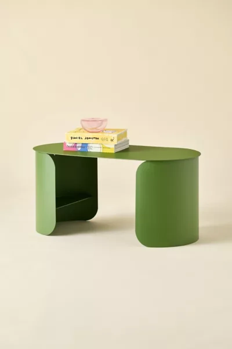 Ollie Iron Oval Coffee Table