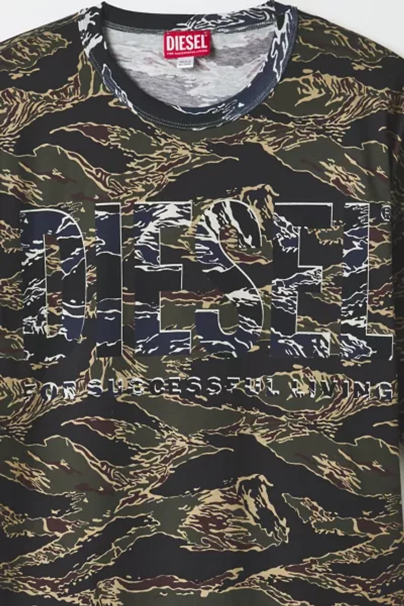 Diesel Camo Logo Tee