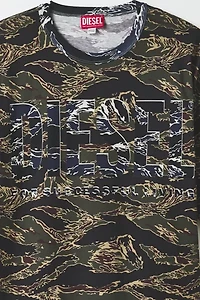Diesel Camo Logo Tee