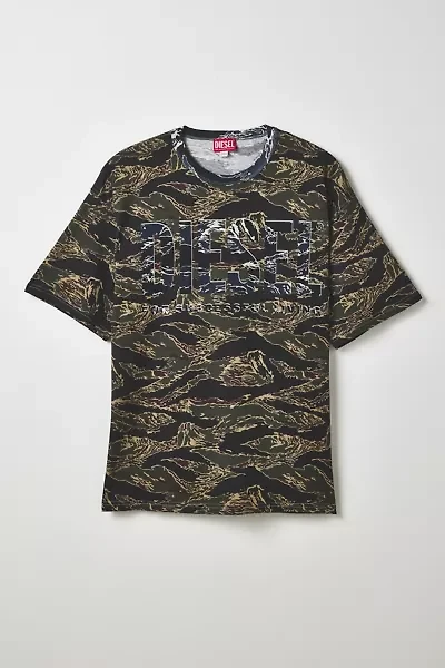 Diesel Camo Logo Tee