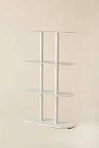 Ollie 4-Tier Iron Oval Storage Shelf