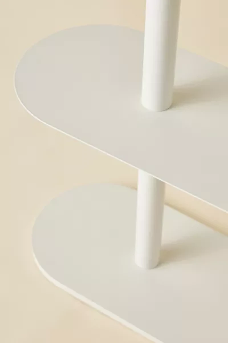 Ollie 4-Tier Iron Oval Storage Shelf