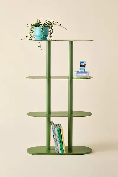 Ollie 4-Tier Iron Oval Storage Shelf