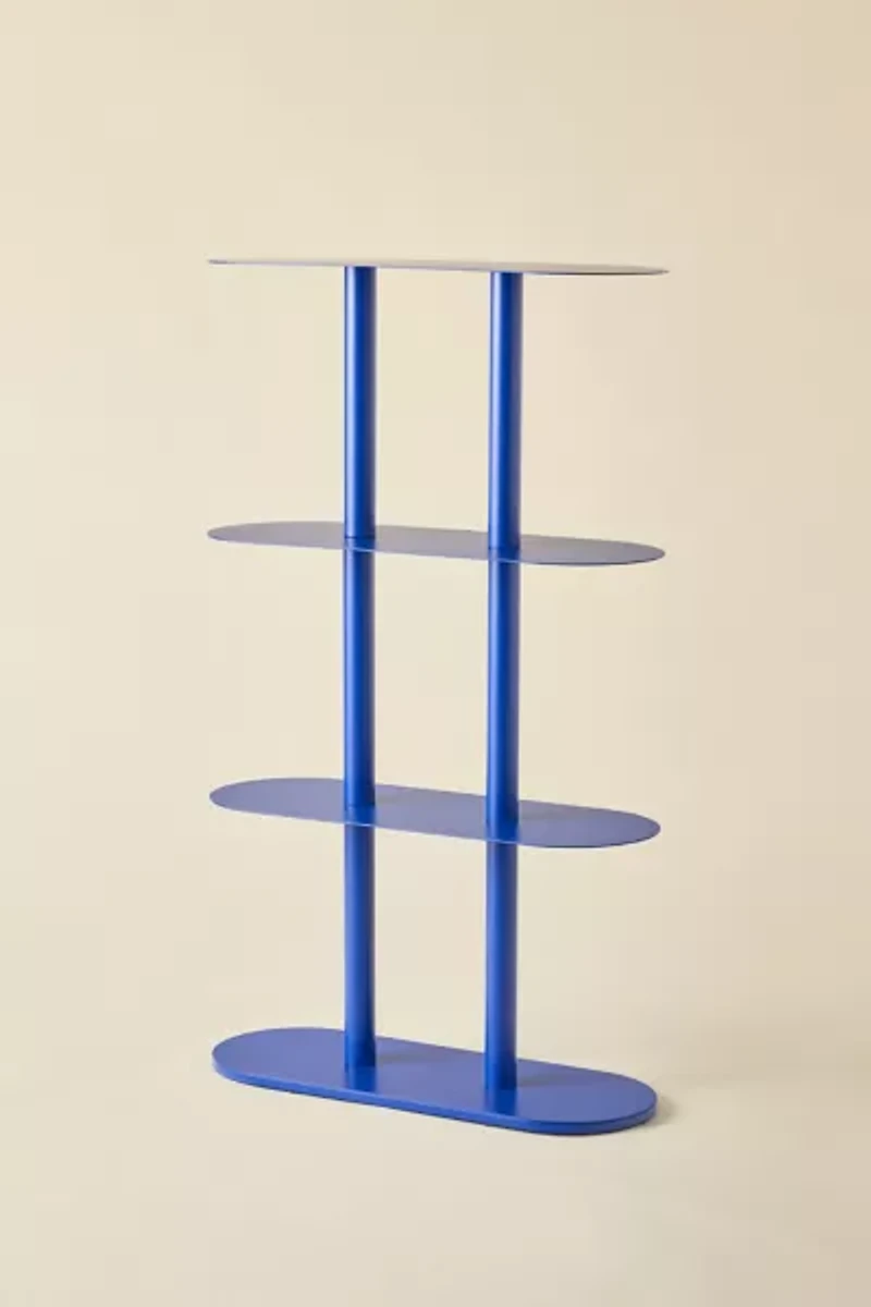 Ollie 4-Tier Iron Oval Storage Shelf