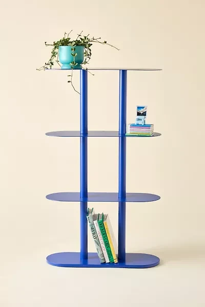 Ollie 4-Tier Iron Oval Storage Shelf