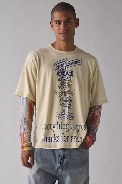 Diesel T-Boxt Double Layer Long Sleeve Tee