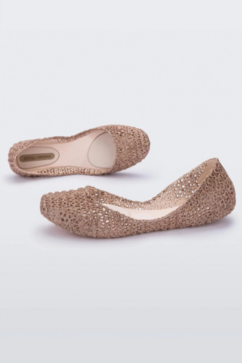 Melissa Campana Papel Jelly Ballerina Flat