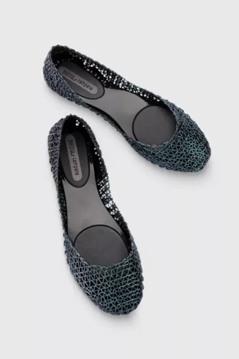 Melissa Campana Papel Jelly Ballerina Flat