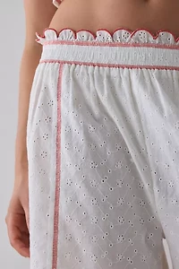 Out From Under Jolie Ruffle Eyelet Lace Long Bloomer