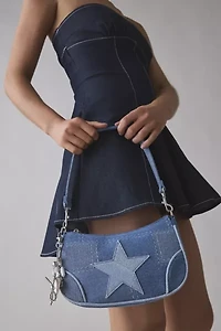 Silence + Noise Daphne Denim Shoulder Bag
