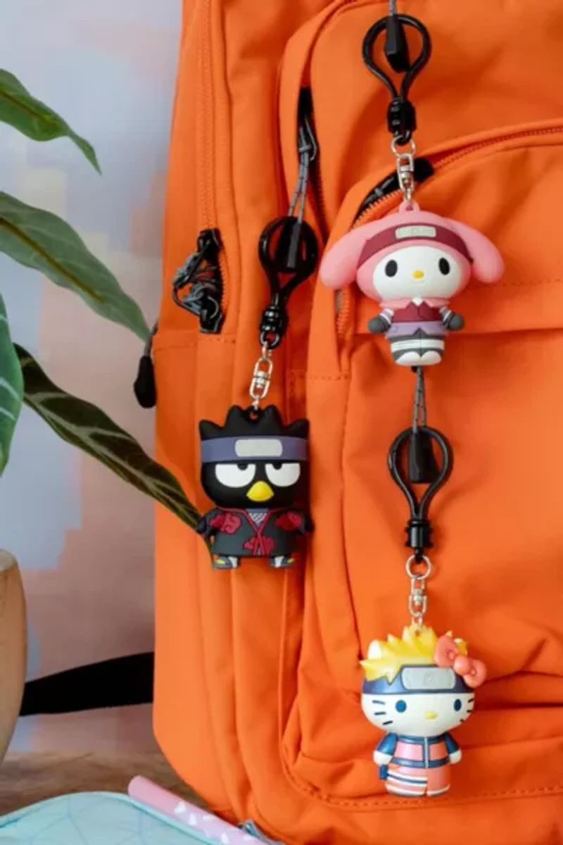 Hello Kitty x Naruto Keychain Set