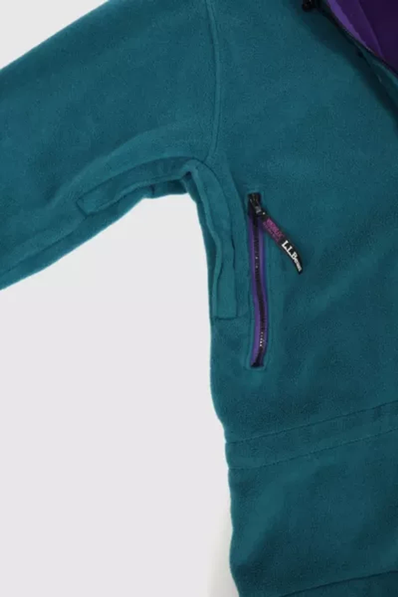 Vintage L.L. Bean Hooded Fleece Jacket