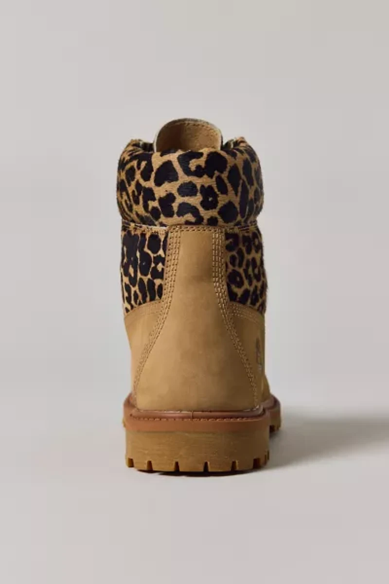 Timberland Women's Leopard Print Premium 6-Inch Boot