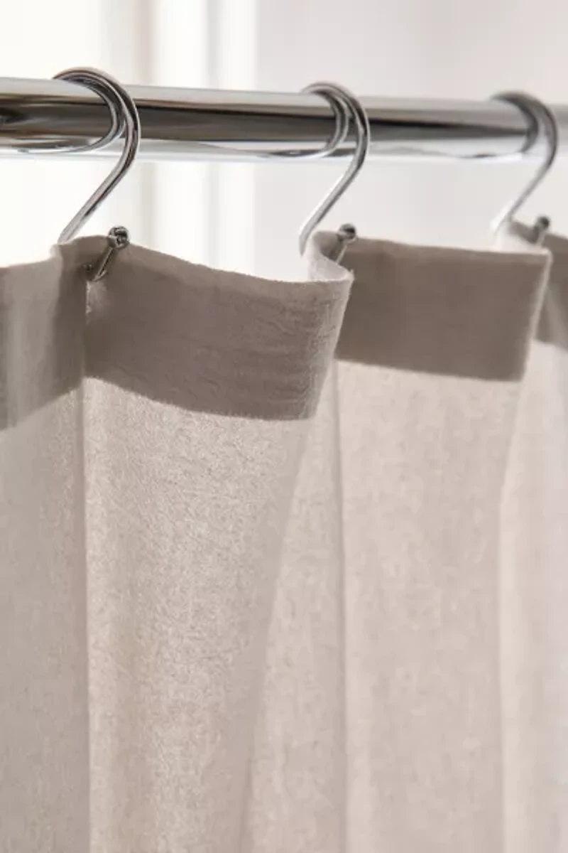 Star Icon Tufted Shower Curtain