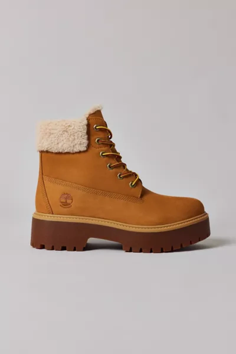 Timberland Women's Stone Street Mid Warm-Lined Waterproof Boot