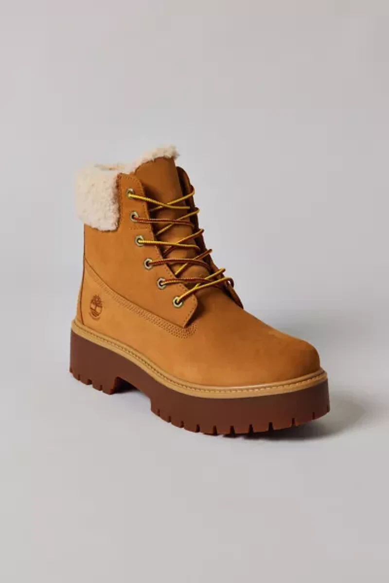 Timberland Women's Stone Street Mid Warm-Lined Waterproof Boot