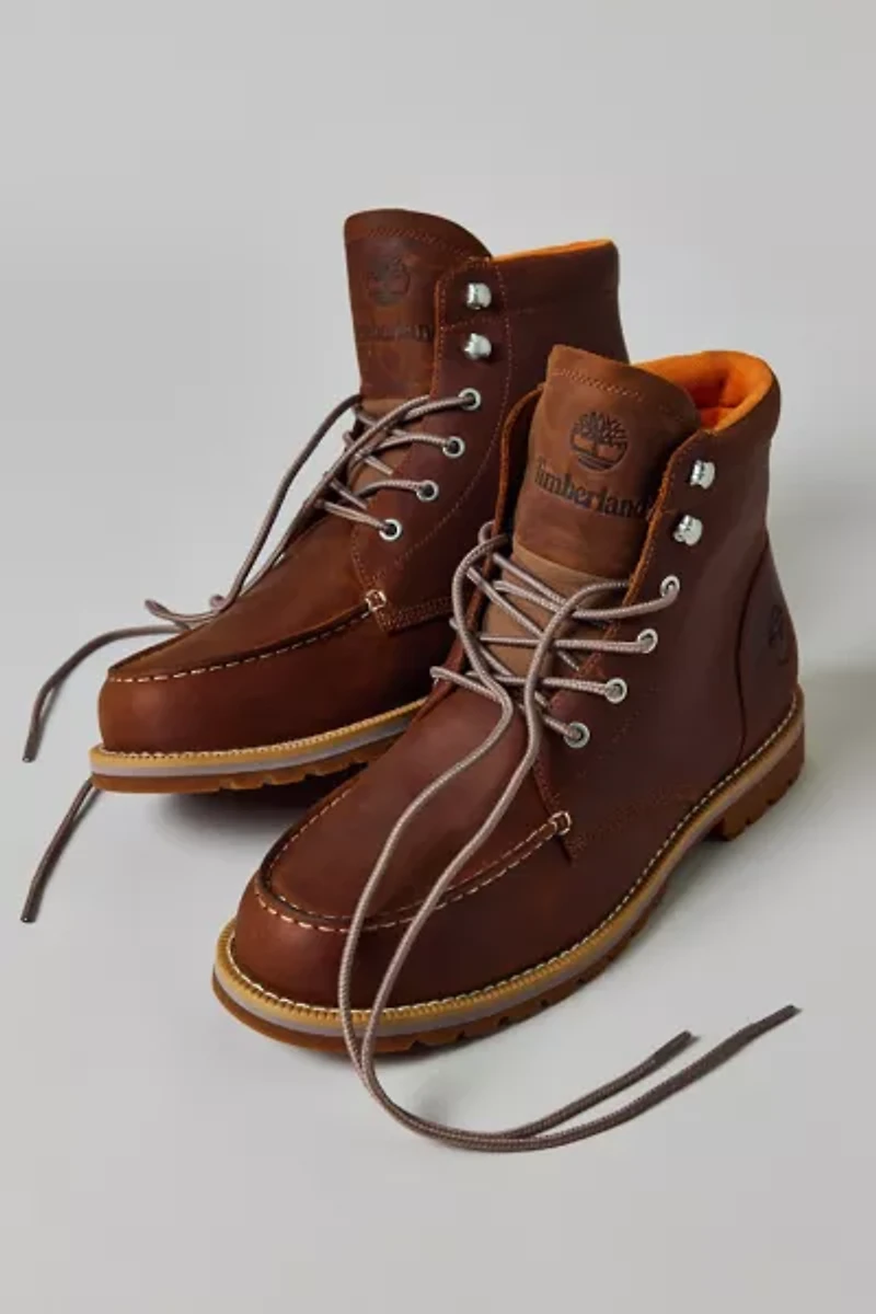 Timberland Men's Mid Waterproof Lace-Up Moc Toe Leather Boot
