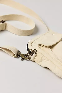 Mike Mini Canvas Crossbody Pouch