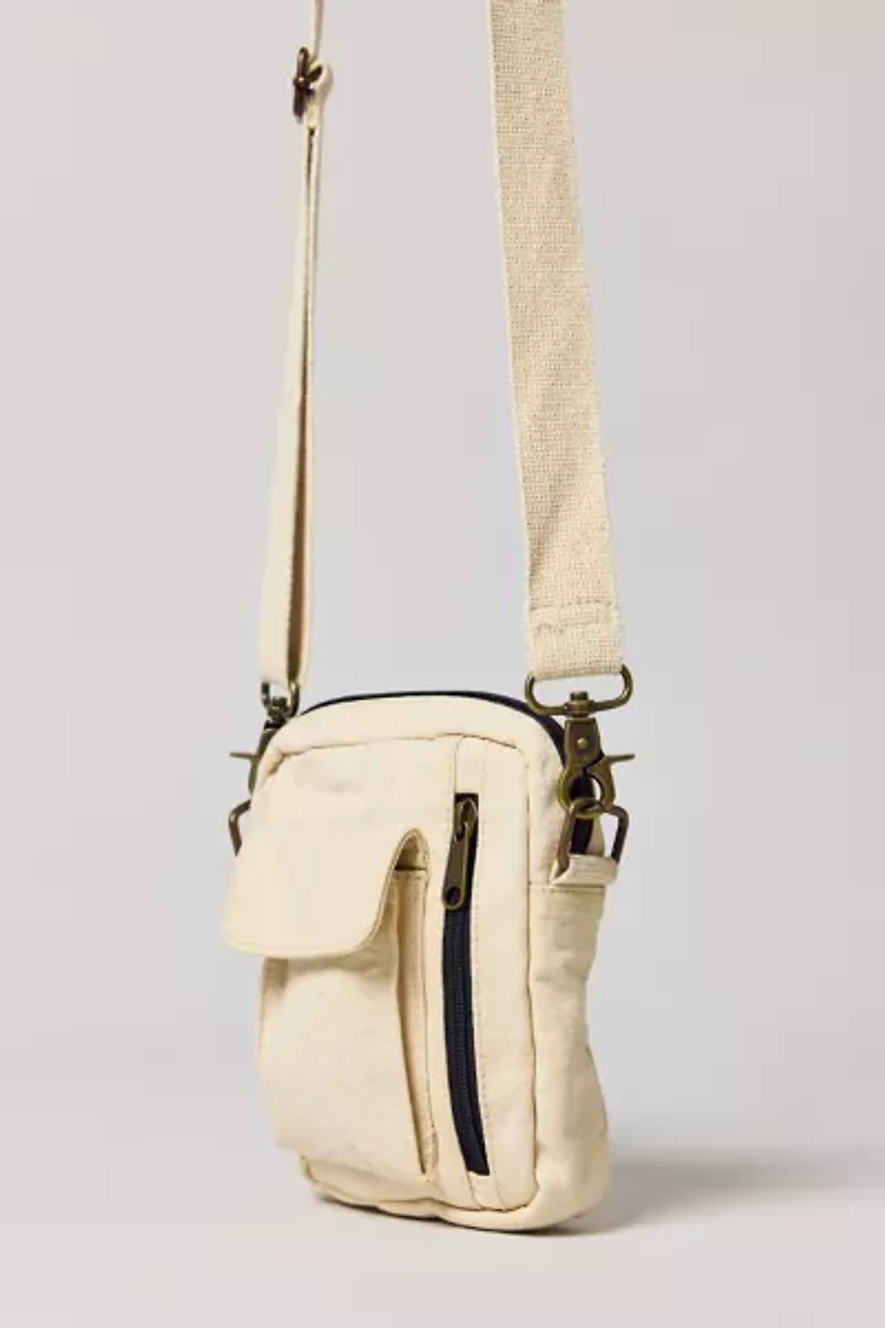 Mike Mini Canvas Crossbody Pouch