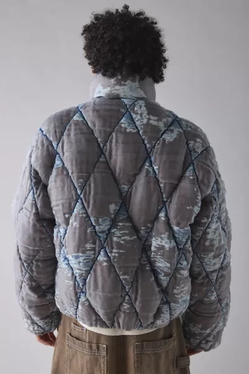 Diesel W-Kons Diamond Quilted Jacket