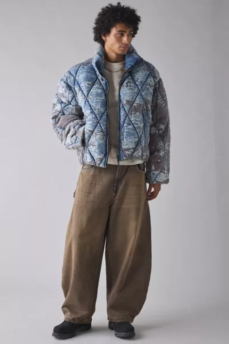 Diesel W-Kons Diamond Quilted Jacket
