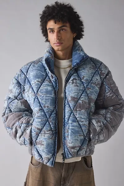 Diesel W-Kons Diamond Quilted Jacket