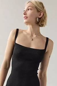 Lioness Brat Open-Back Bodycon Midi Dress