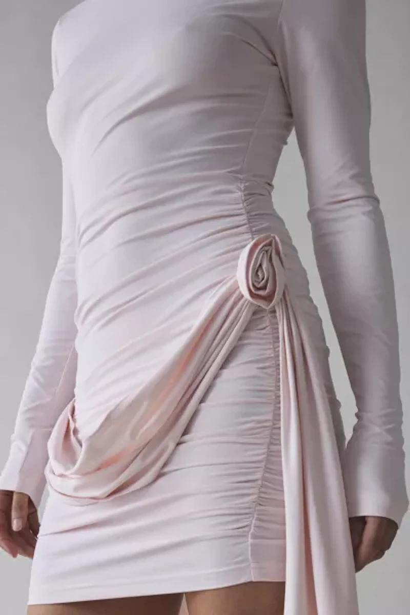 Lioness Glory Rosette Draped Mini Dress