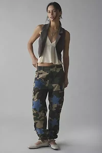 ReMADE By UO Star Patched Camo Cargo Pant
