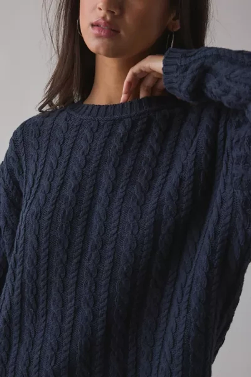 Vintage By UO Cable Knit Sweater