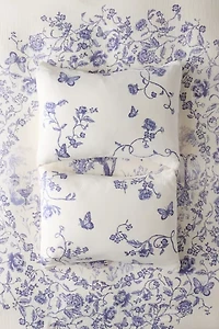 Bunny Toile Patterned Cotton Gauze Sham Set