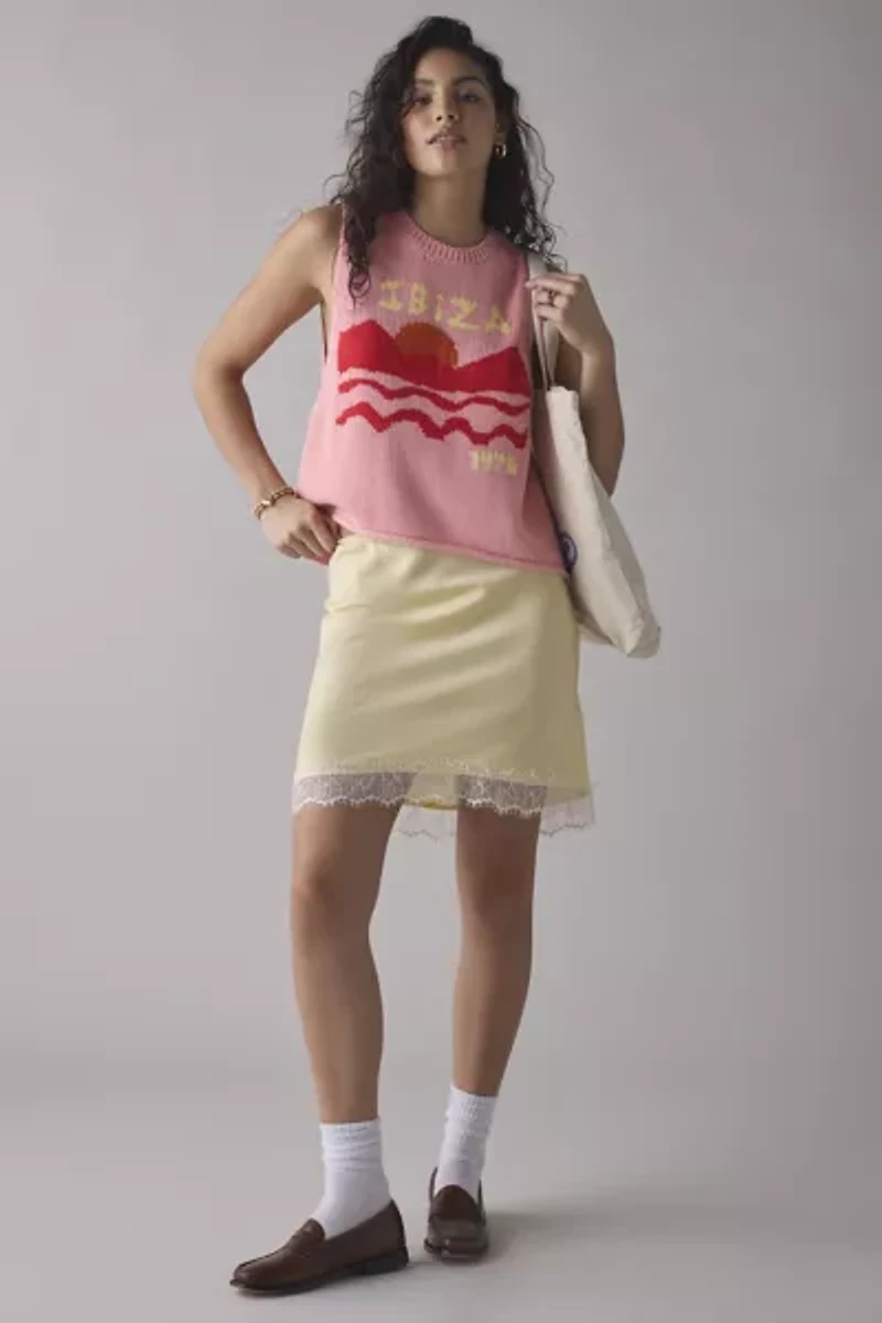 BDG Capri Destination Graphic Knit Vest Top
