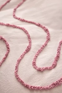 Wiggle Bordered Tufted Duvet Cover