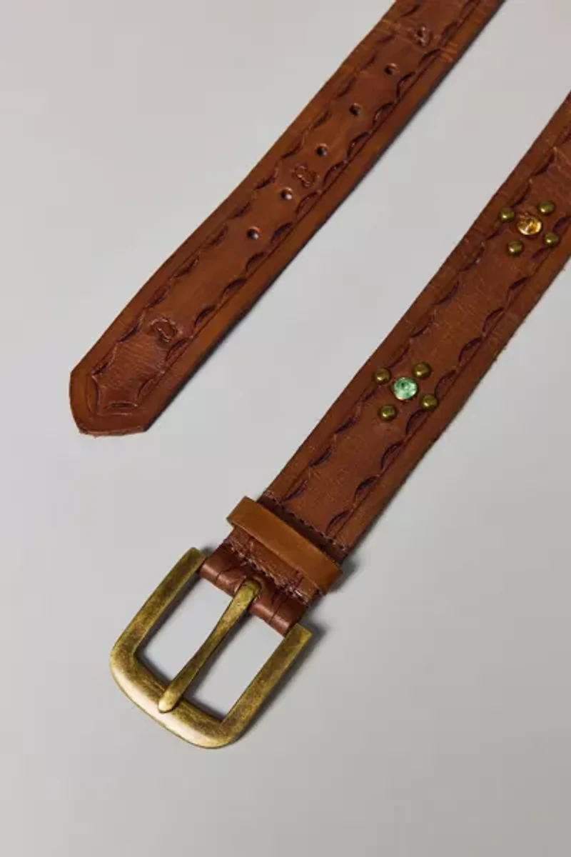 Gem Leather Belt
