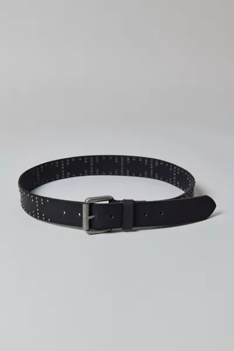 Studded Leather Belt