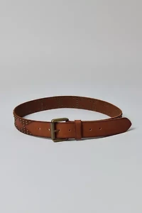 Studded Leather Belt