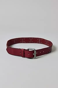 Studded Leather Belt