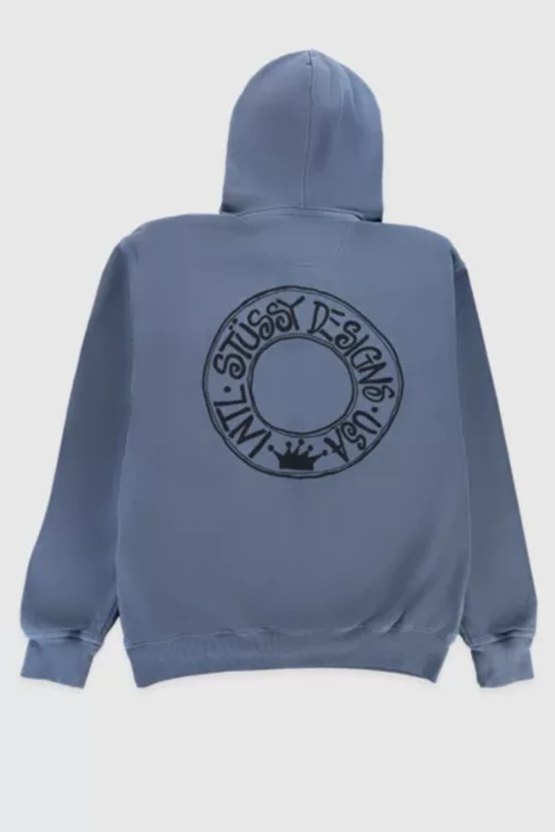Stussy Buana Pigment Dyed Hoodie Sweatshirt