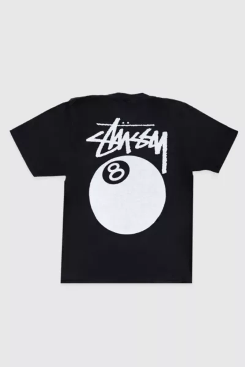 Stussy 8 Ball Pigment Dyed Graphic T-Shirt