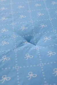 Eloise Bow Patterned Core Comforter Set